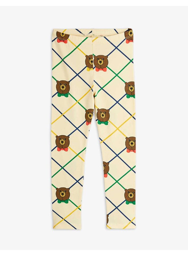 Mini rodini bear check aop leggings