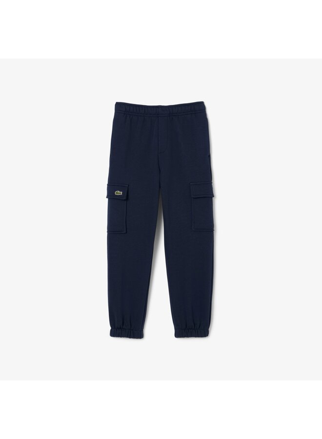Lacoste cargo fleece pant marine