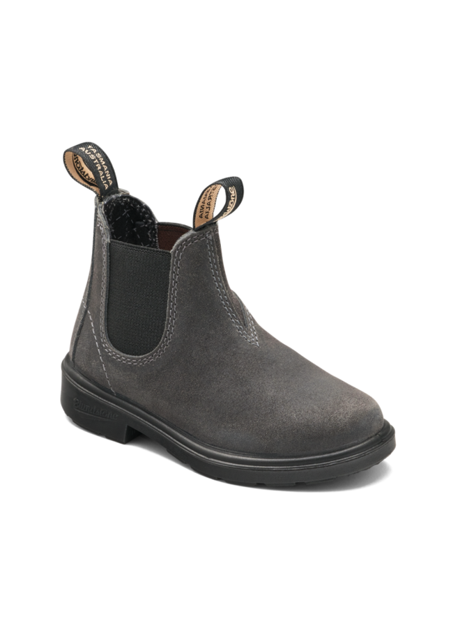 Blundstone kids 2594 waxed suede steel grey