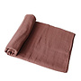 Mushie extra soft swaddle cognac