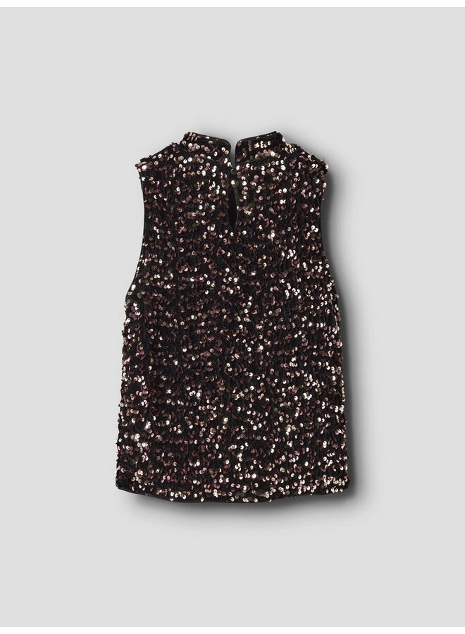 Name it frunica glitter top copper