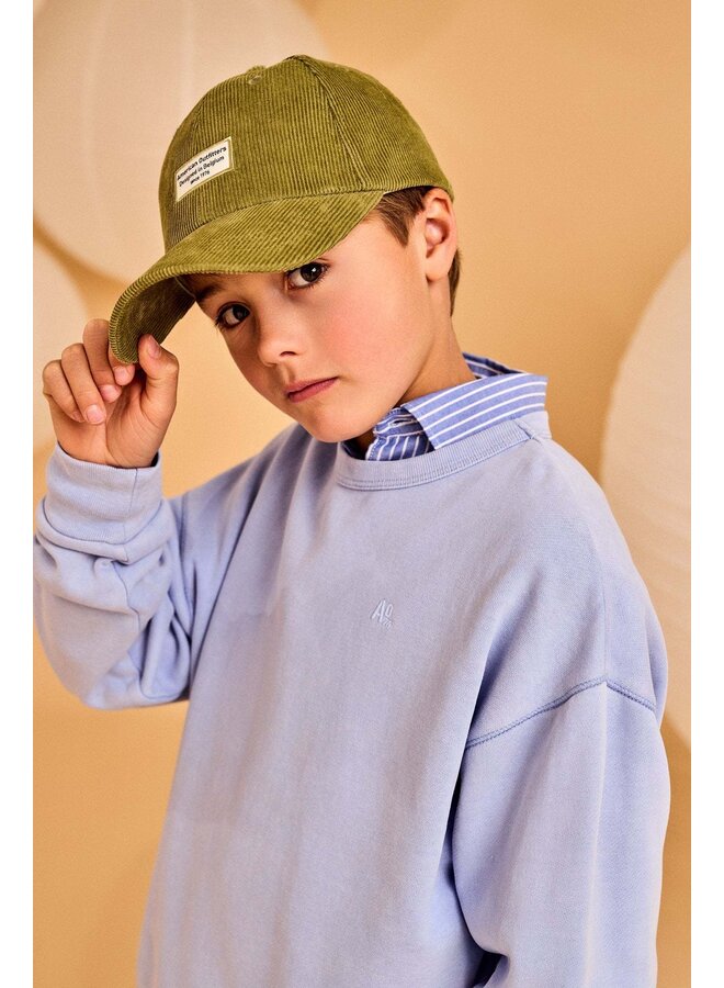 AO76 oscar logo sweater light blue