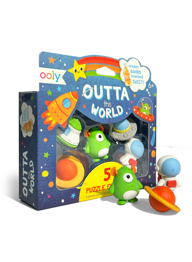 Ooly outta this world scented erasers