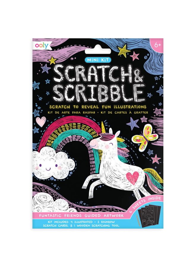 Ooly scratch & scribble princess garden