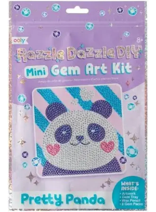 Ooly razzle dazzle mini gem art kit pretty panda