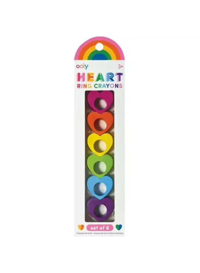 Ooly heart ring crayons