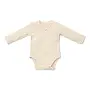 Little dutch overslag romper beige stripe