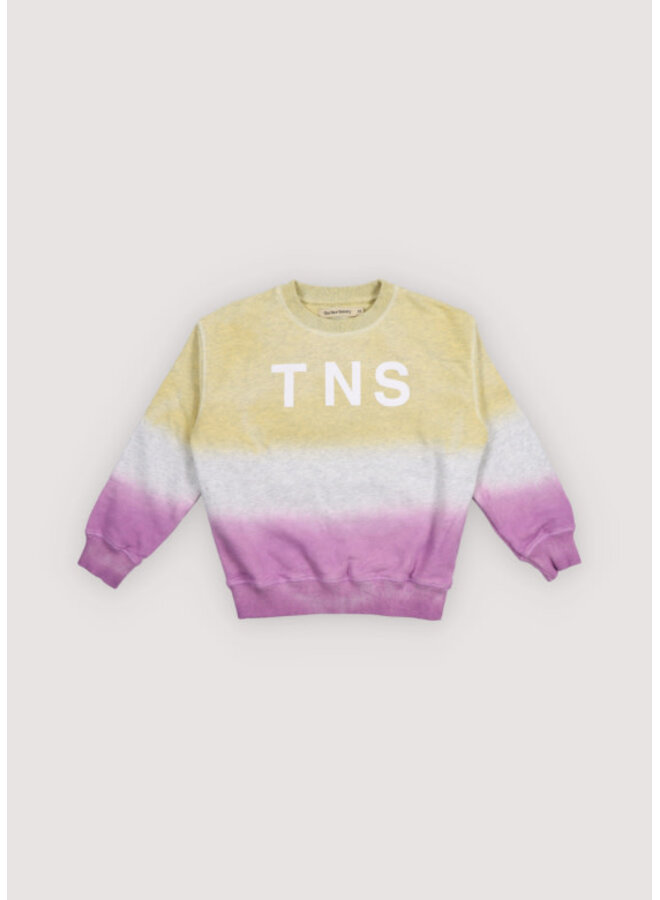 The new society tie dye sweatshirt pink lavander