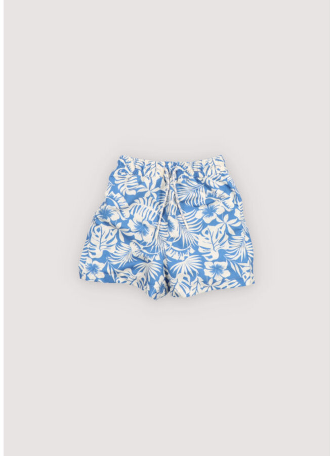 The new society garden swim boy tropical print