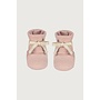 Gray label baby booties faded pink