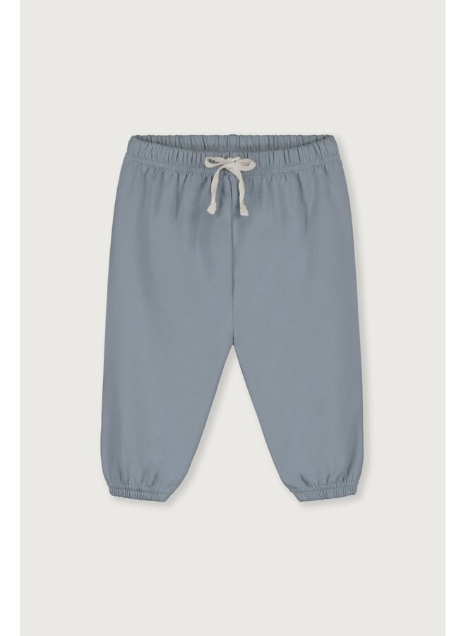 Gray label baby track pants gots stone grey