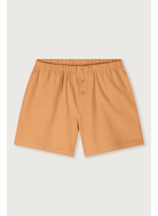 Gray label button shorts gots melon