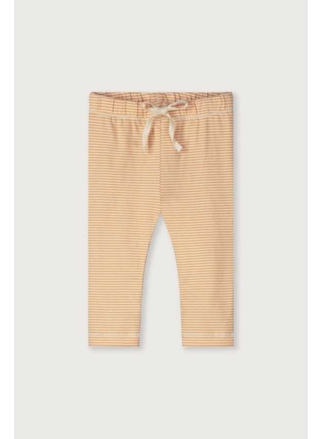 Gray label baby leggings gots melon-cream