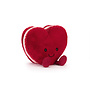 Jellycat amuseables arlette heart macaron red