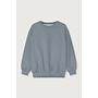 Gray label dropped shoulder sweater gots stone grey