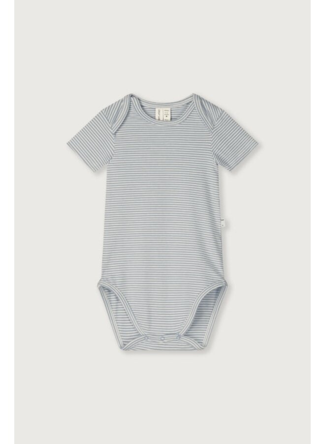 Gray label baby onesie gots stone grey-cream