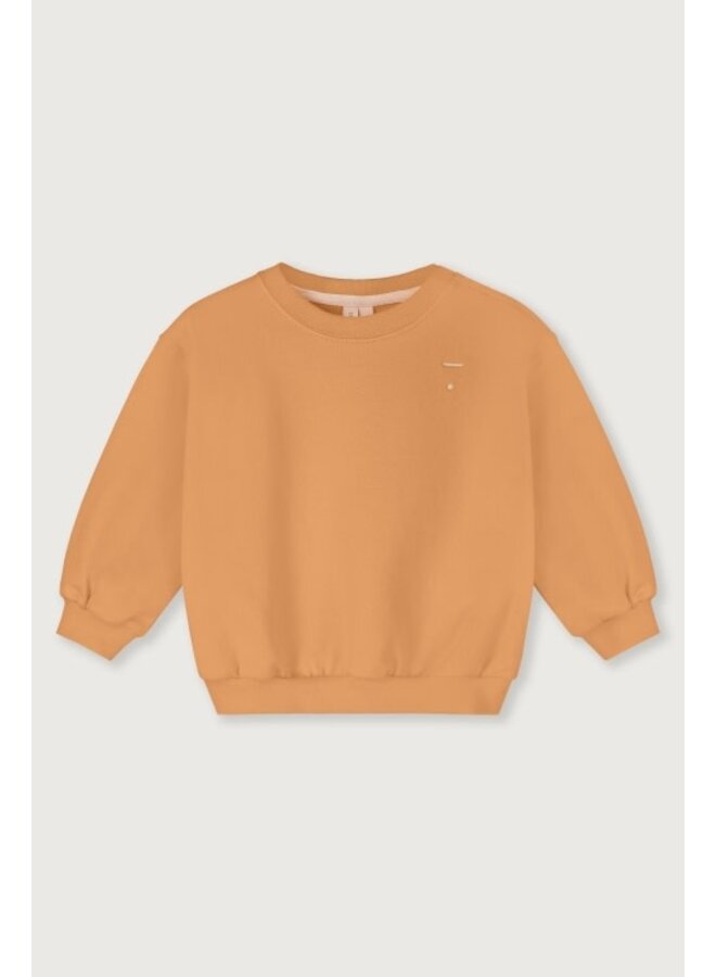 Gray label baby dropped shoulder sweater gots melon