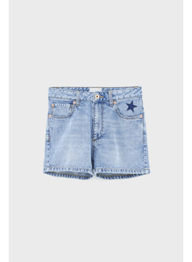 Bellerose Kyle jeans shorts blue beach
