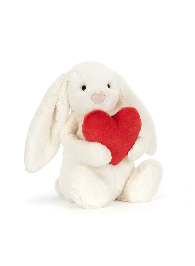Jellycat bashful red love heart bunny