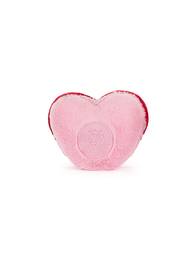 Jellycat amuseables colette heart macaron pink
