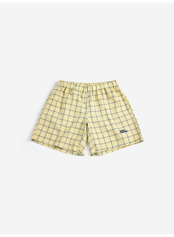 Bobo choses spicy window pane woven bermuda shorts