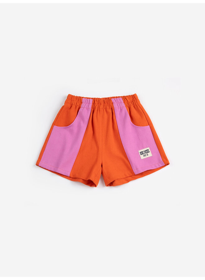 Bobo choses color block woven shorts