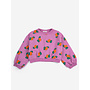 Bobo choses tangerine all over cropped sweatshirt