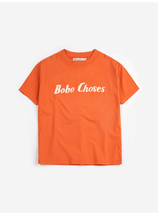 Bobo choses logo t-shirt oranje