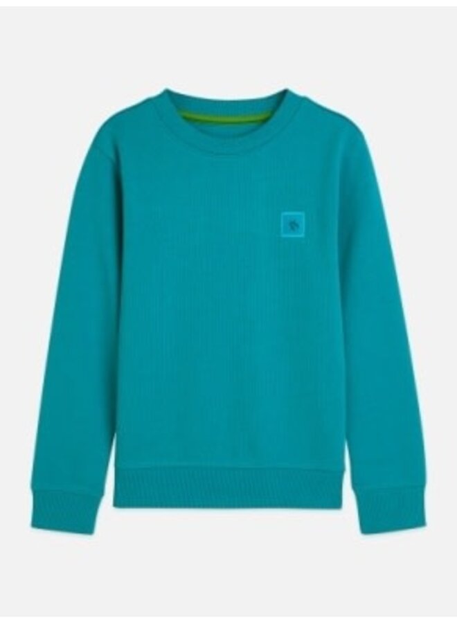 S&S seasonal core logo sweatshirt teal