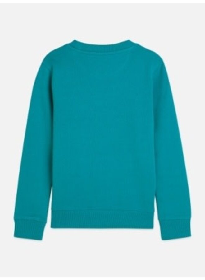 S&S seasonal core logo sweatshirt teal