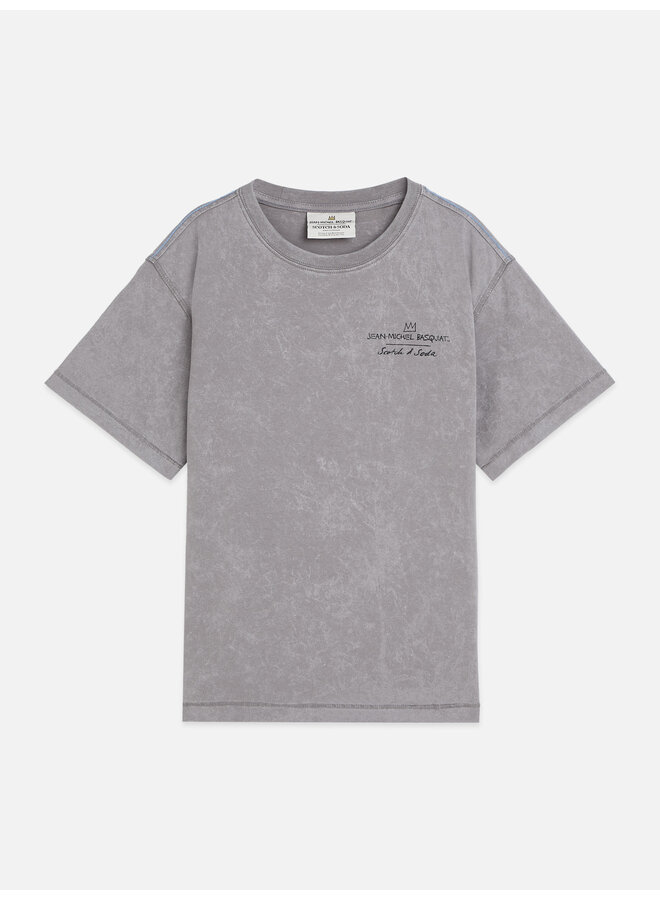 S&S basquiat artwork relaxed fit t-shirt meteorite