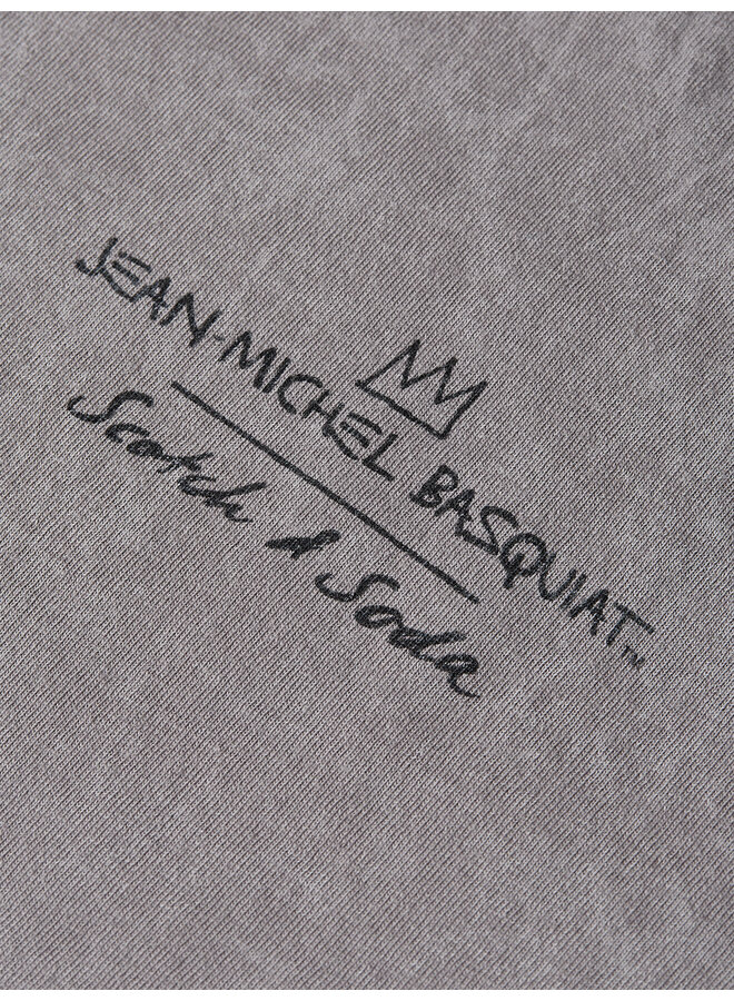 S&S basquiat artwork relaxed fit t-shirt meteorite