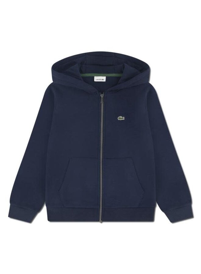 Lacoste lcb core fleece full zip hoodie marine