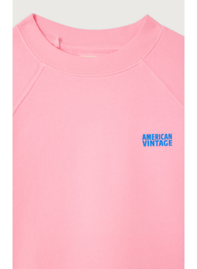 American vintage barbe a papa izubird sweater short sleeve