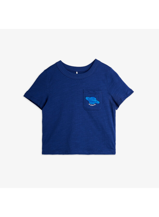 Mini rodini planet tee blue