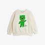 Mini rodini alien chenille sweatshirt off white
