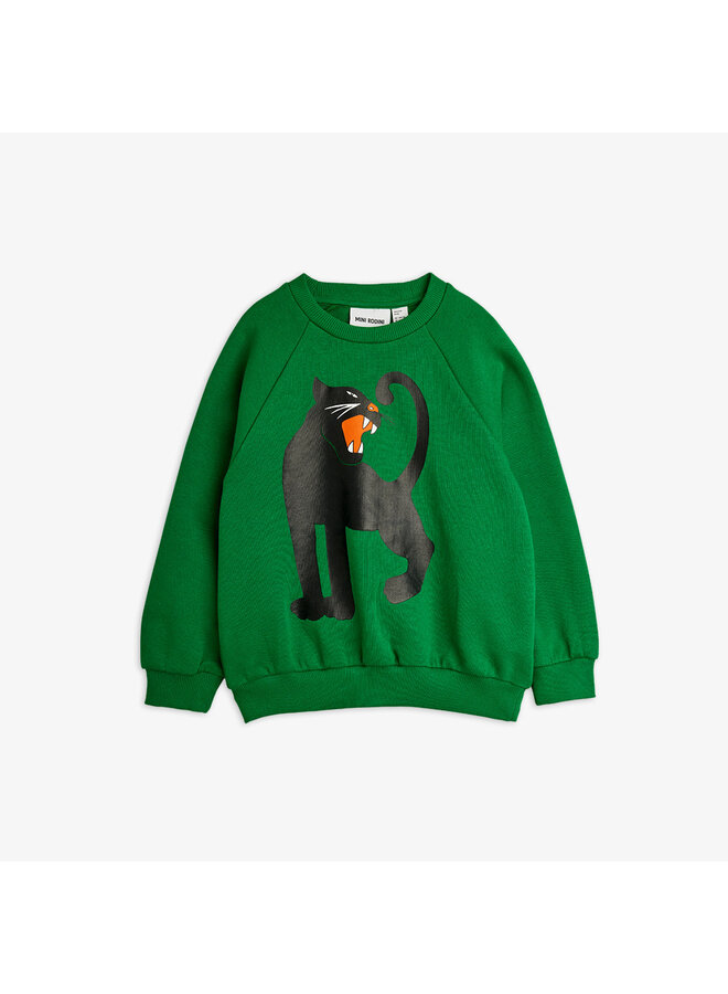 Mini rodini panther sp sweatshirt green