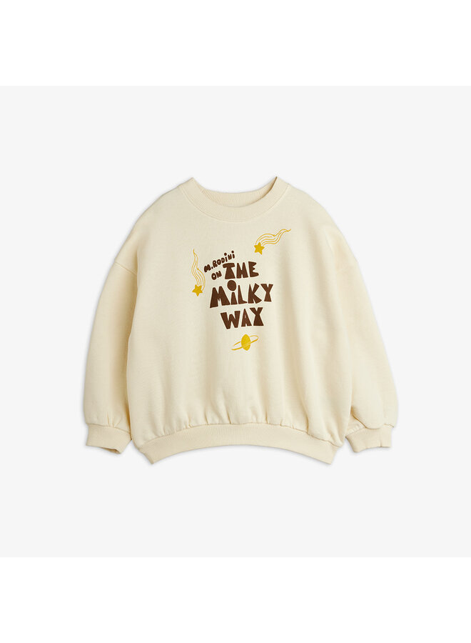 Mini rodini the milky way sweatshirt off white