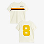 Mini rodini alien city fc 8 sp ss tee off white