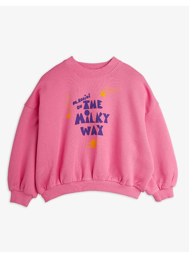 Mini rodini the milky way sweatshirt pink