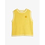 Mini rodini cable knit tank yellow