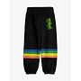 Mini rodini alien stripe sweatpants black