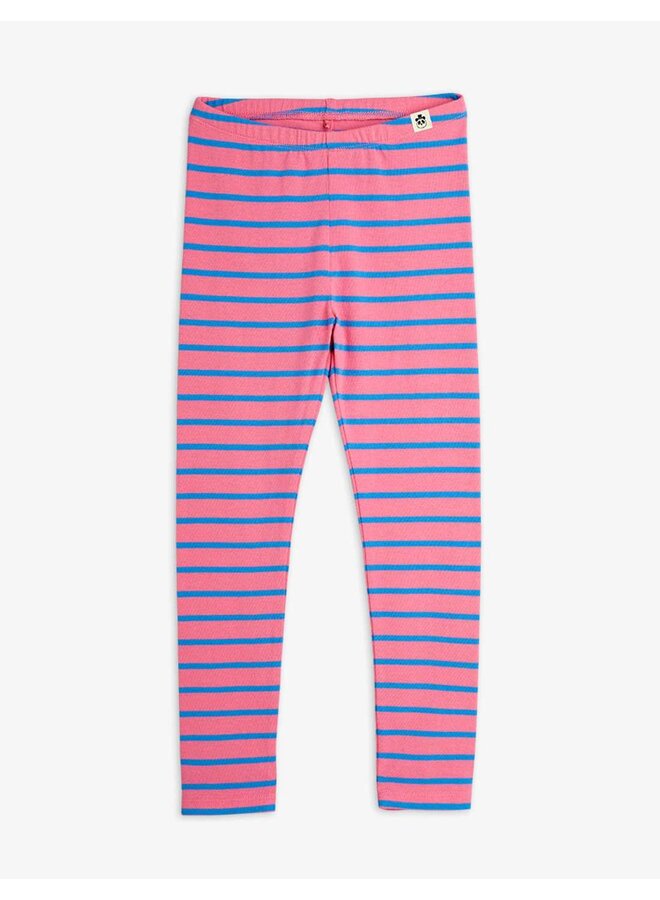 Mini rodini stripe leggings pink