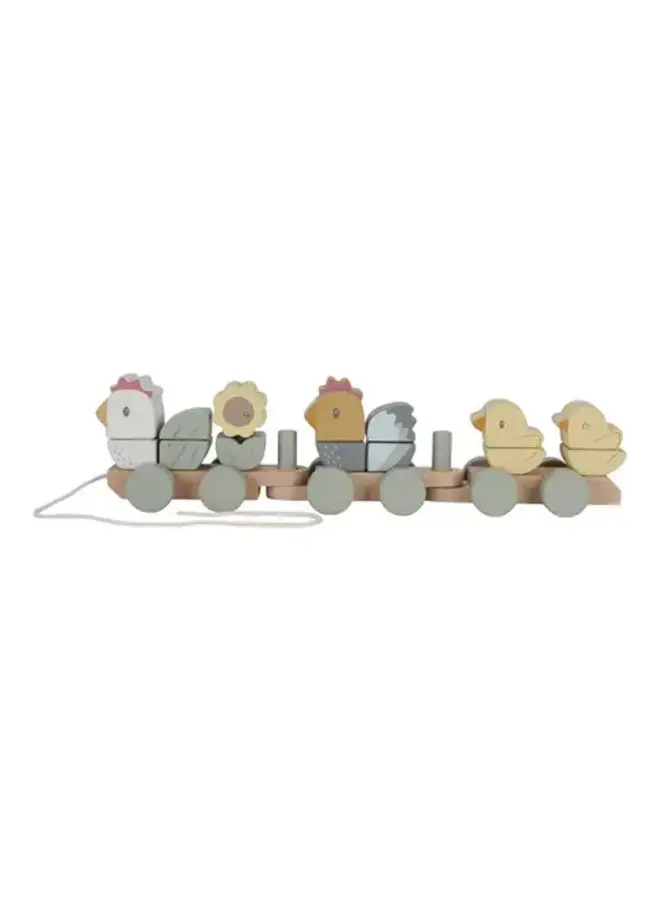 Little dutch blokkentrein kip little farm