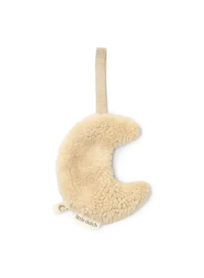 Little dutch speendoekje maan beige