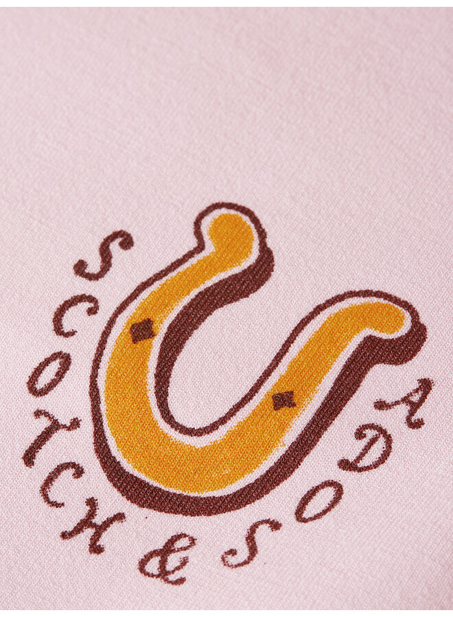 S&S viscoseblend sweatshorts lilac snow