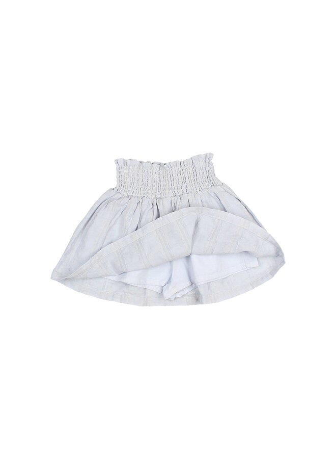 Búho chic lurex skirt sky blue