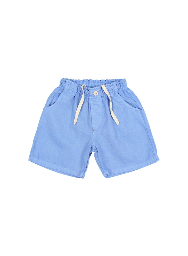 Búho drill bermuda ocean blue