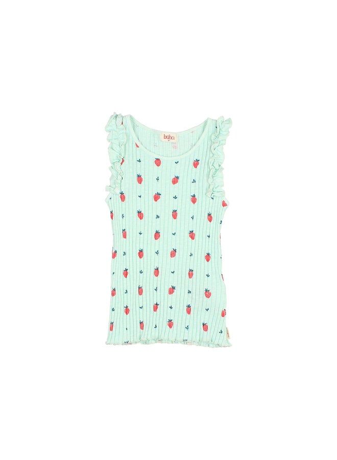 Búho strawberry t-shirt aqua