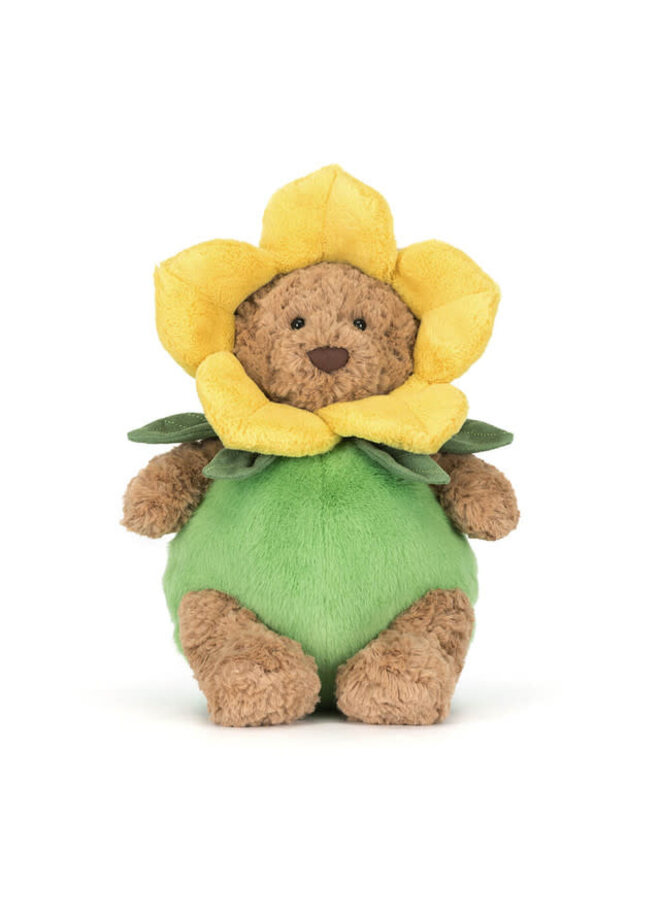 Jellycat bartholomew bear daffodil outfit